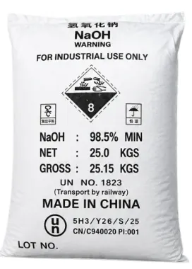 XÚT VẢY TRUNG QUỐC NaOH 98% ( CAUSTIC SODA FLAKES)