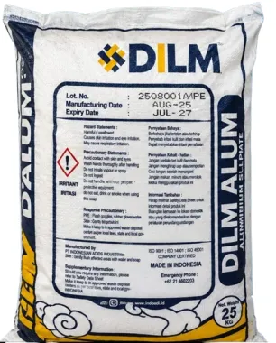PHÈN NHÔM INDONESIA DILMALUM (Aluminium Sulfate) 