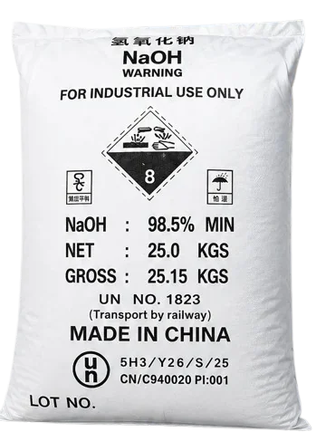 XÚT VẢY TRUNG QUỐC NaOH 98% ( CAUSTIC SODA FLAKES)