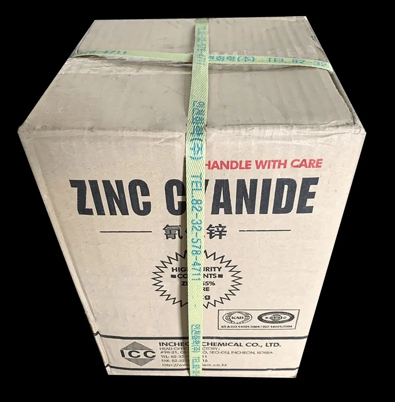 Zinc cyanide Zn(CN)2 55%